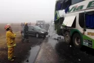 Al momento del accidente “no se veía a más de 15 metros por la intensa niebla”