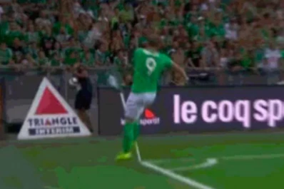 Tremendo pelotazo al alcanzapelotas