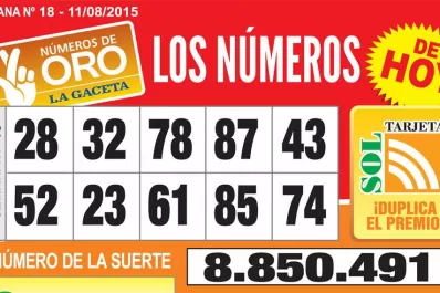 Los Números de Oro de LA GACETA