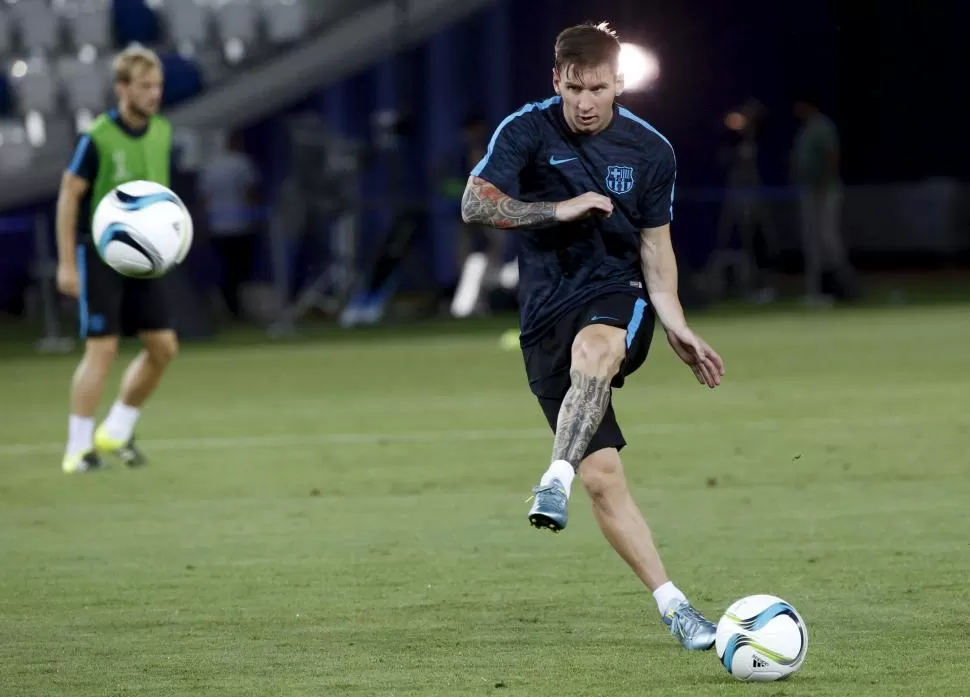 EL AS DE ESPADAS. Con la vuelta de Messi, Barcelona volvió a su mejor versión. reuters