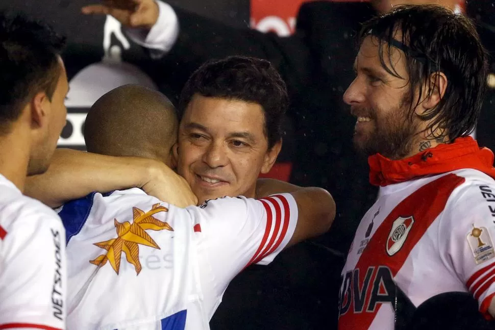 COTIZA EN ASCENSO. Marcelo Gallardo ganó varios títulos con River en un año.
FOTO DE ARCHIVO