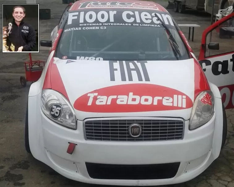 EL COCHE. Este Fiat Línea, ex Matías Cohen, será el que manejará Mauro Marino en su experiencia termense. foto de mauro marin