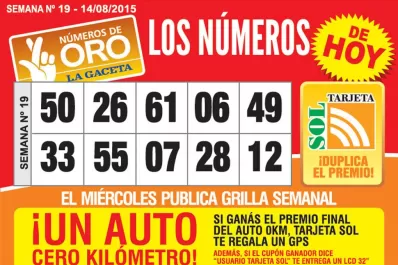 Los Números de Oro de LA GACETA