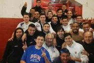 Con una selfie, los jugadores de Tiro Federal festejaron el triunfo sobre San Martín
