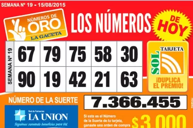 Los Números de Oro de LA GACETA