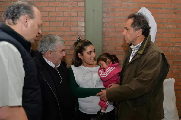 Scioli: mi adversario es el cambio climático