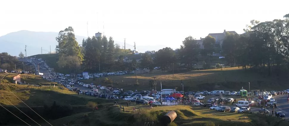 EL SHOW EN SAN JAVIER. Los bikers son acompañados por una legión de familiares. Habrá que ver si mañana la lluvia afloja y se multiplican los clásicos asados. la gaceta / foto de antonio ferroni (archivo)