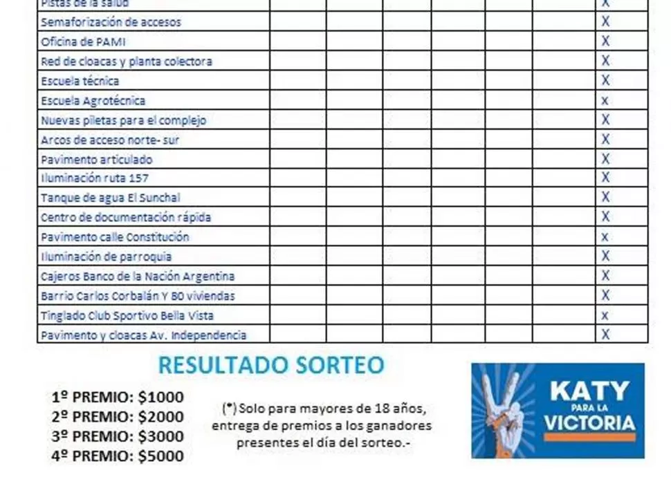 EN LA WEB. El resultado del Sorteo de la Esperanza, en el sitio de Bella Vista. bellavistaweb.com.ar