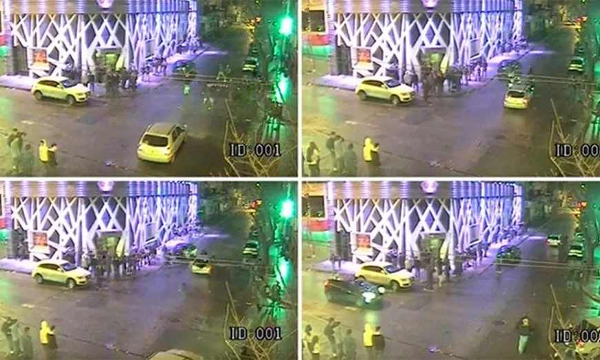 FURIA EN QUILMES. El conductor arrastró 100 metros a quien intentaba hacerle un test de alcoholemia. Solo frenó al chocar contra otro automóvil.  villalongahoy.com.ar