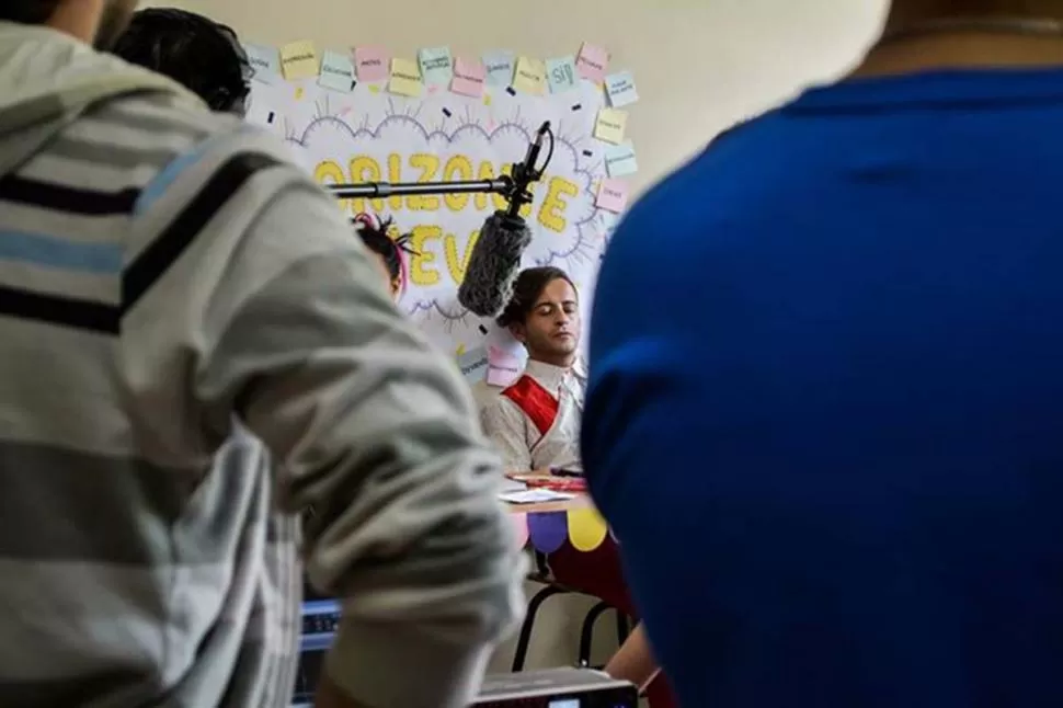 EN RODAJE. Guerrero, en una de las escenas de “Totitita”, que se filmó desde fines de febrero, durante un mes. FOTO GENTILEZA PRENSA MARTA OVIEDO