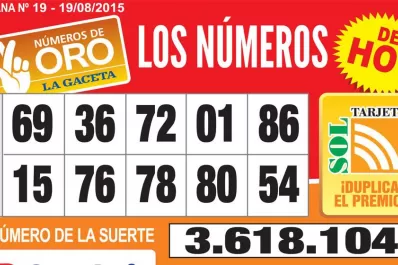 Los Números de Oro de LA GACETA