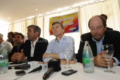 Macri apuntaló a Cano en la recta final de la campaña