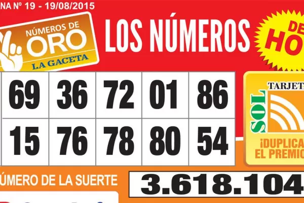 Los Números de Oro de LA GACETA