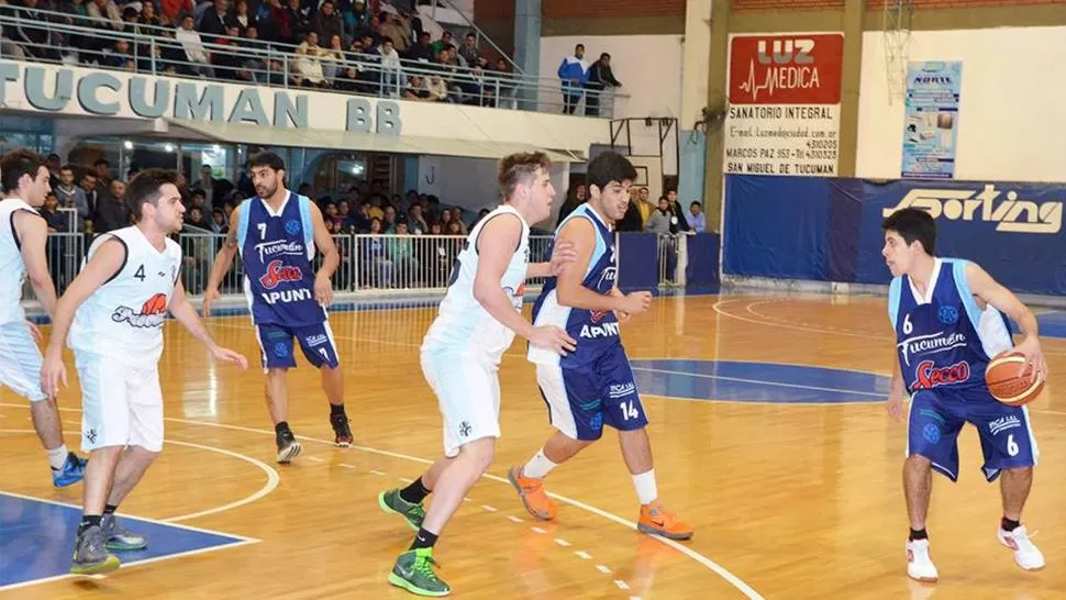 CONTRA PROVINCIA. Gastón Zalazar estuvo 9' en cancha y anotó cinco puntos.
FOTO TOMADA DE basketucumano.com