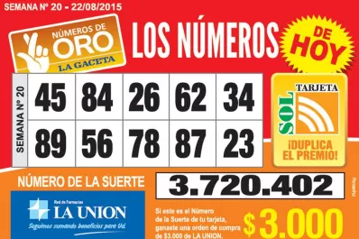 Los Números de Oro de LA GACETA