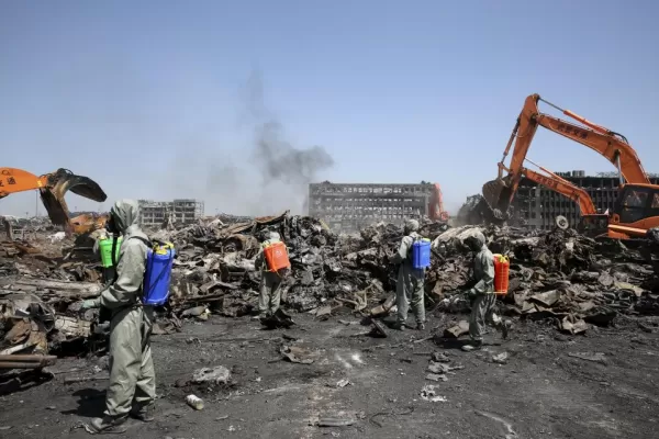 Aún no se sabe qué provocó la explosión en Tianjim, China