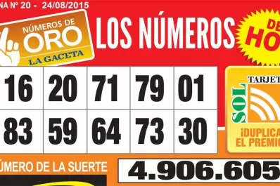 Los Números de Oro de LA GACETA