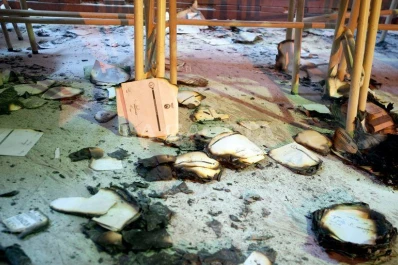 Las fotos de los incidentes en las escuelas de San Pablo