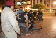 La violencia irrumpió como un terremoto