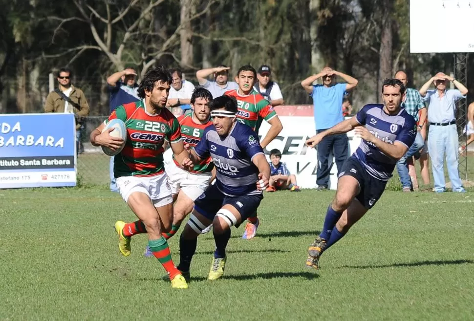 REFUERZO. El regreso de Matías Orlando jerarquiza y le da confianza a Huirapuca. LA GACETA / FOTO DE OSVALDO RIPOLL