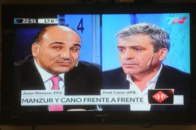 Manzur y Cano llevaron su disputa a la televisión