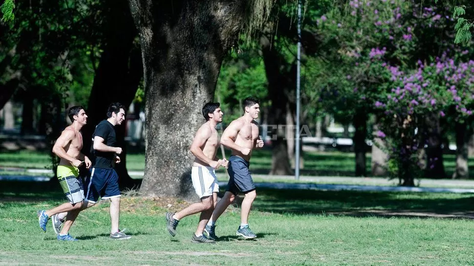 BAJO EL SOL. Aprovechá el sol para hacer actividades al aire libre, pero procurá hidratarte bien. LA GACETA / FOTO DE DIEGO ARÁOZ