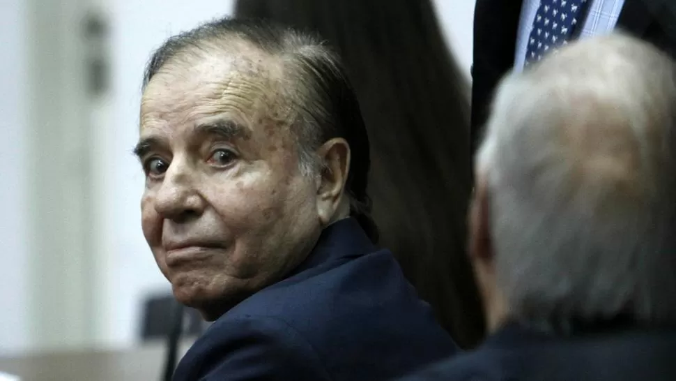 ILUSTRE. Menem fue dos veces presidente de la Nación y tres veces gobernador de La Rioja. ARCHIVO