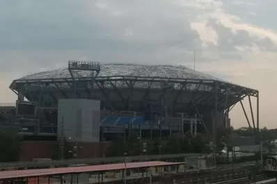 El nuevo techo cambiará por completo al estadio Arthur Ashe