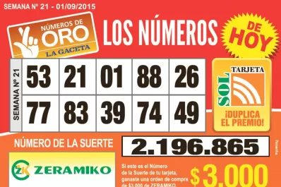 Los Números de Oro de LA GACETA