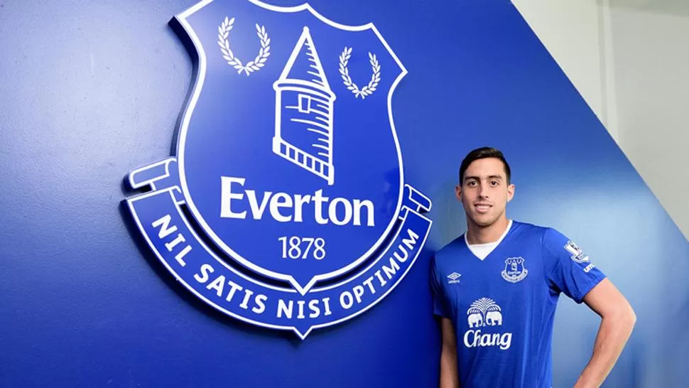 A LIVERPOOL. El ex defensor Millonario se sumará a la Liga Premier. FOTO TOMADA DE EVERTONFC.COM