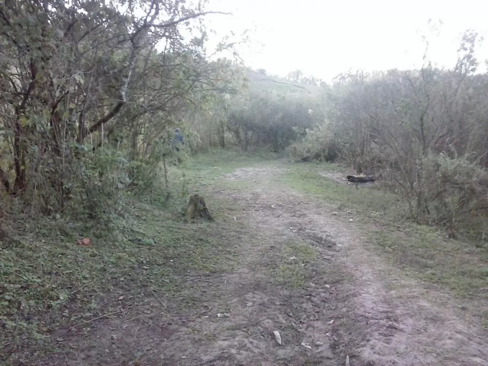 AL FIN LIMPIO. Así lucía ayer el sector cercano a El Siambón que hasta el domingo estuvo lleno de basura. Gentileza Miguel Kachurovsky