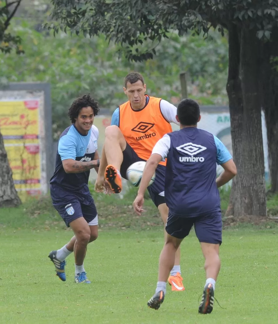 NO SE APRESURA. A Matos la ansiedad no le juega una mala pasada. Esperará, sin prisa, saber si será titular o no el domingo. la gaceta / foto de héctor peralta