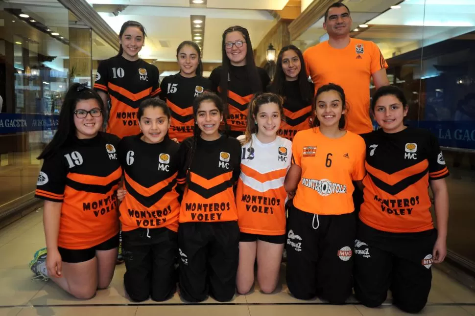 IMITAR. Las Sub14 monterizas intentarán emular a los varones de la categoría que ganaron en 2014. LA GACETA / FOTOS DE DIEGO ARÁOZ