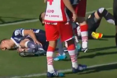 Impresionante fractura de un jugador de la Primera B Metropolitana