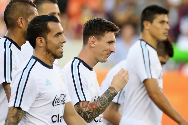 Messi, más feliz que nunca en la Selección