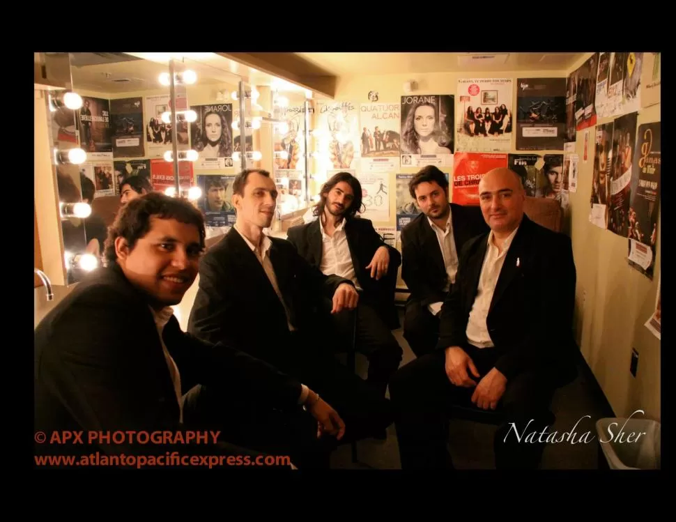 EN FORMACIÓN. El Quinteto Cinco Esquinas fue fundado hace 10 años. facebook / cincoesquinastango 