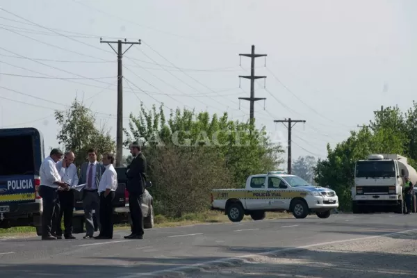 Ladrones simularon un control vial