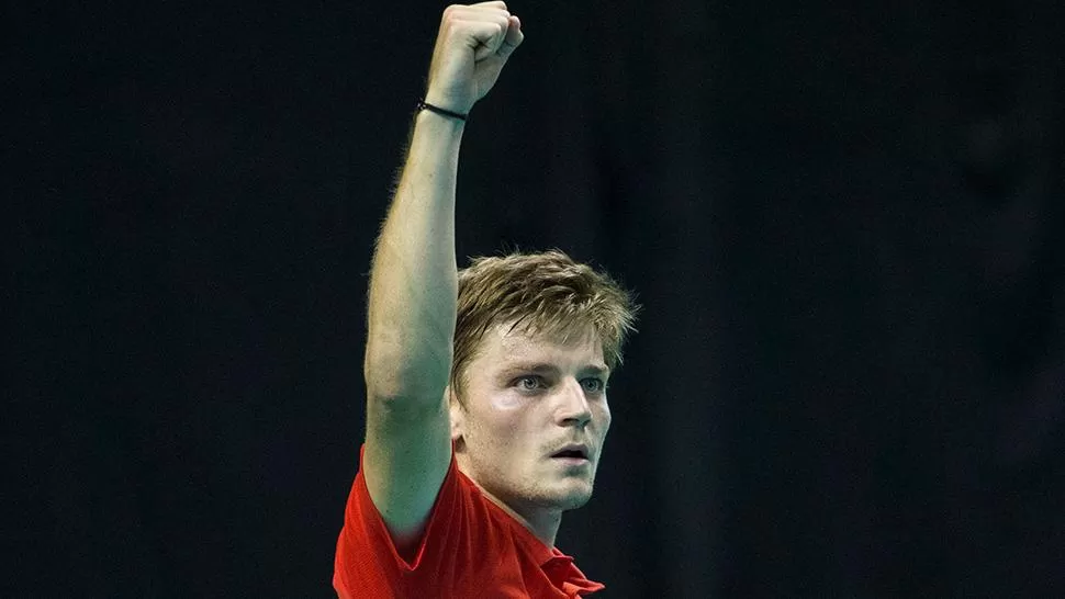 FESTEJO BELGA. David Goffin, N° 15 del mundo.
FOTO DE REUTERS 