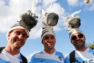 Wembley se vistió de celeste y blanco