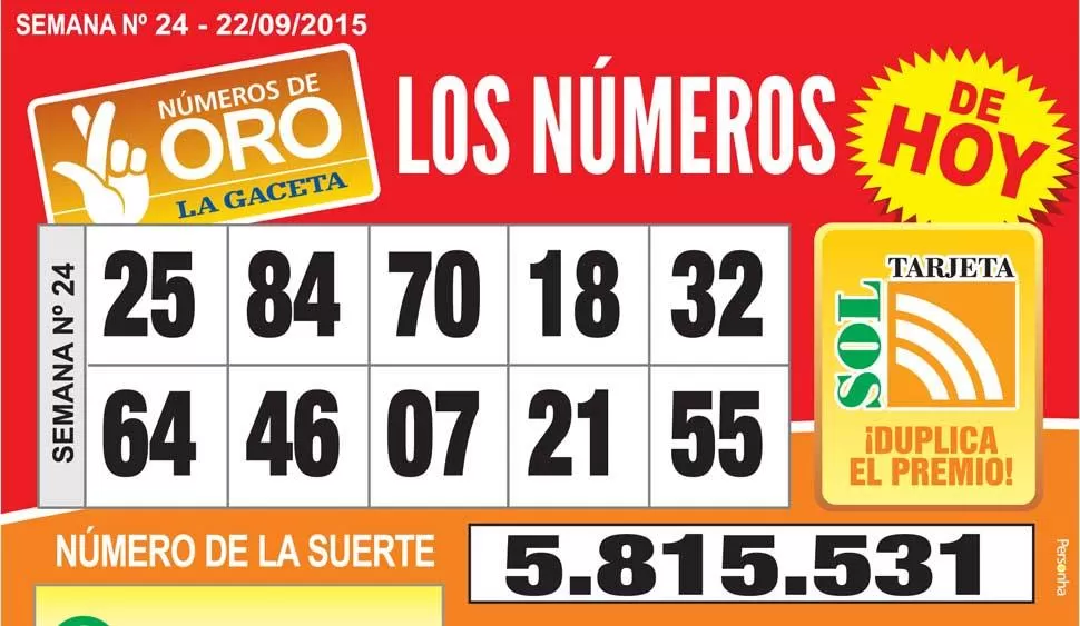 Los Números de Oro de LA GACETA