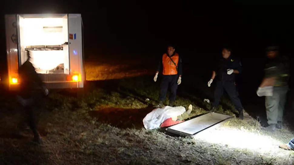 TRÁGICO DESENLACE. El obrero murió en el acto, según informaron fuentes policiales. FOTO TOMADA DE DIARIOPANORAMA.COM.AR