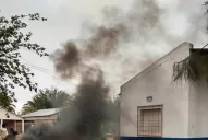 En Garmendia, hubo un detenido en una protesta