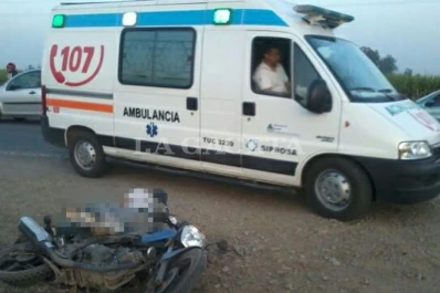Un motociclista murió en la ruta 301, en Lules
