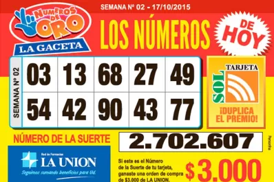 Los Números de Oro de LA GACETA