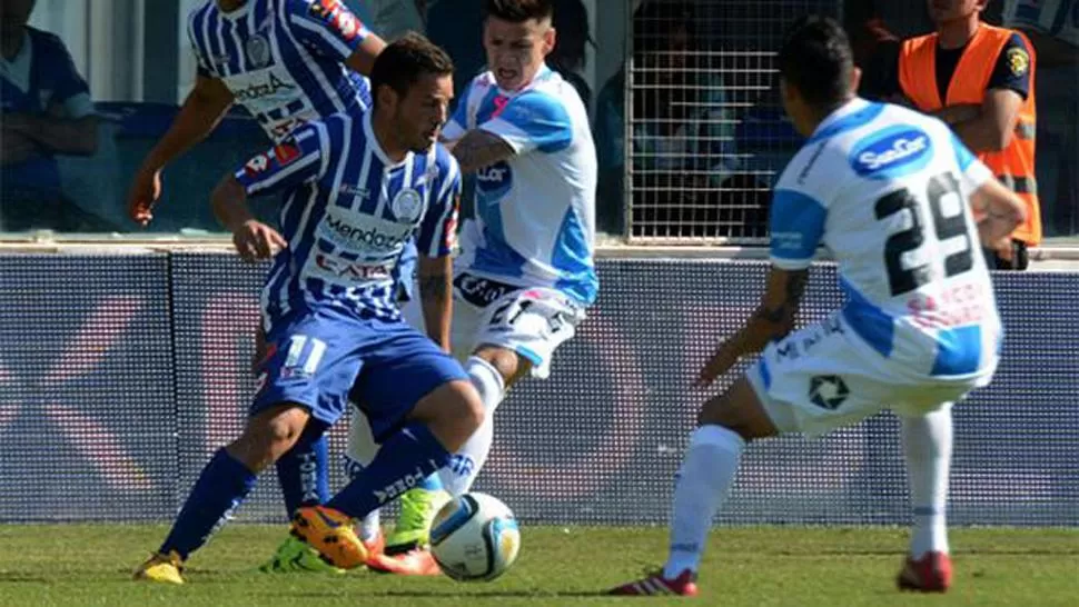 CONTROLÓ EL PARTIDO. Godoy Cruz dominó y goleó a Rafaela. (OVACIÓN.COM)