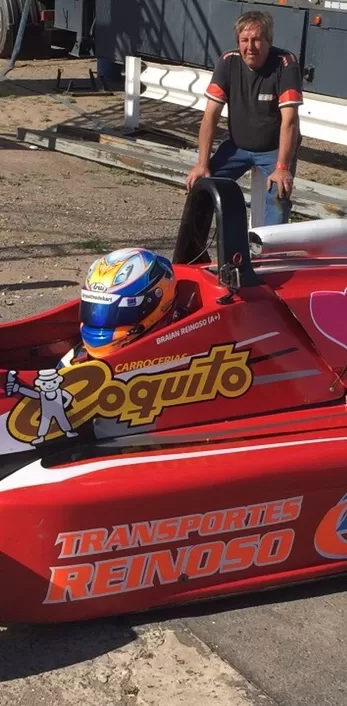 PERFILADO. Braian Reinoso corre también en la F-Renault Plus.  
