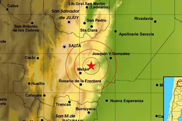 Salta volvió a temblar esta mañana