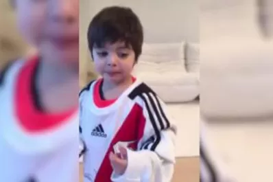 El hijo de Shakira y Piqué alienta por River