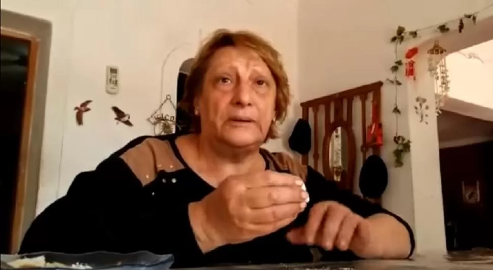 LA GRINGA. Lidia Dolores Romagnoli es el personaje del momento. CAPTURA DE VIDEO.