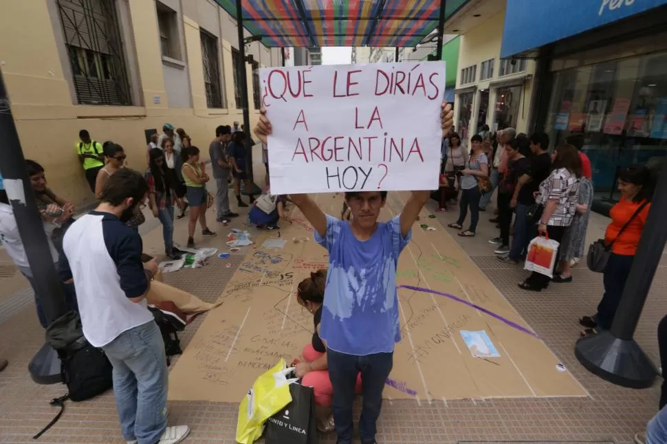 EXPRESIÓN. Tiziano Cruz fue uno de los impulsores de la propuesta. la gaceta / foto de alvaro medina